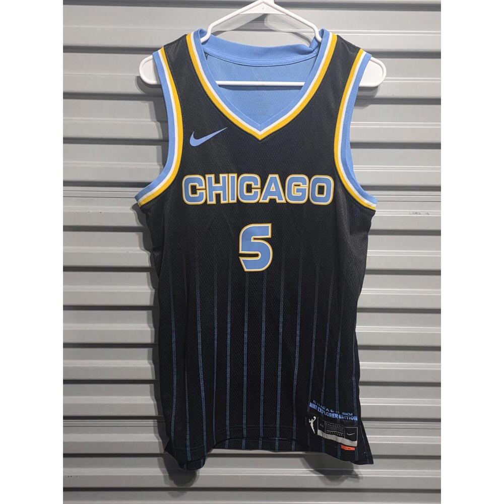 Nike Angel Reese WNBA Chicago Sky Adult Large #5 Explorer Jersey Authentic
